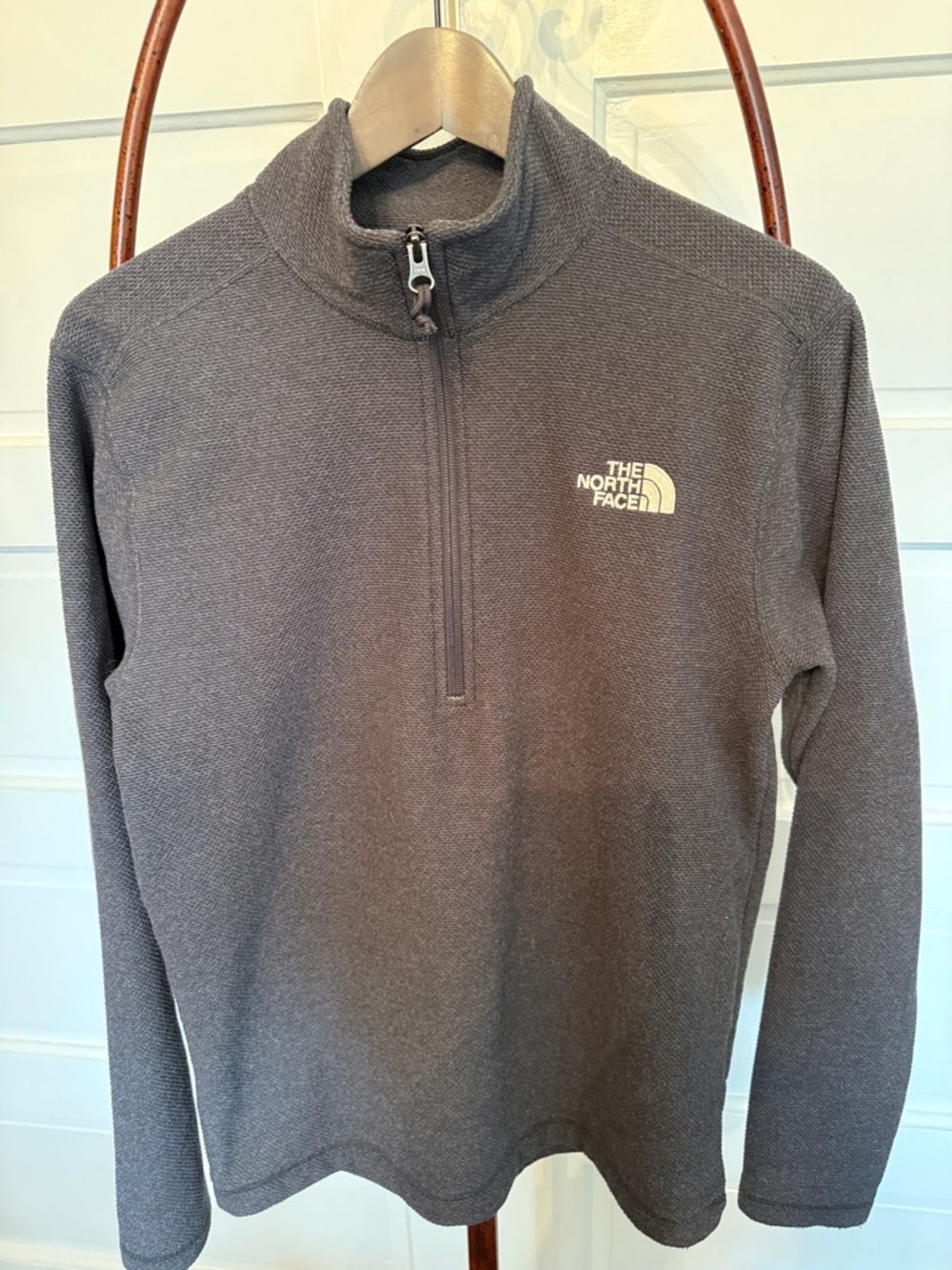 The North Face Men's Dark Charcoal Half-Zip Pullover Sweater